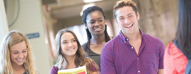 Students in the Hallway